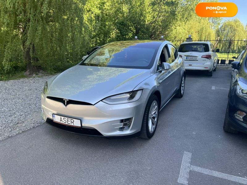 Tesla Model X, 2016, Електро, 93 тис. км, Позашляховик / Кросовер, Сірий, Тернопіль Cars-Pr-61362 фото