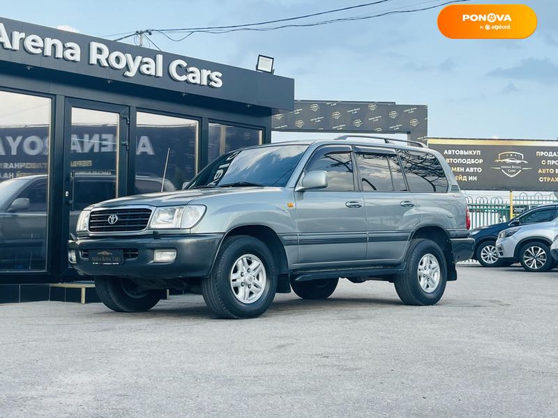 Toyota Land Cruiser, 2001, Газ пропан-бутан / Бензин, 4.7 л., 447 тис. км, Позашляховик / Кросовер, Зелений, Харків 107315 фото