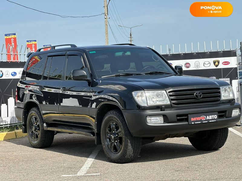 Toyota Land Cruiser, 2004, Газ пропан-бутан / Бензин, 4.7 л., 440 тис. км, Позашляховик / Кросовер, Чорний, Київ 101706 фото