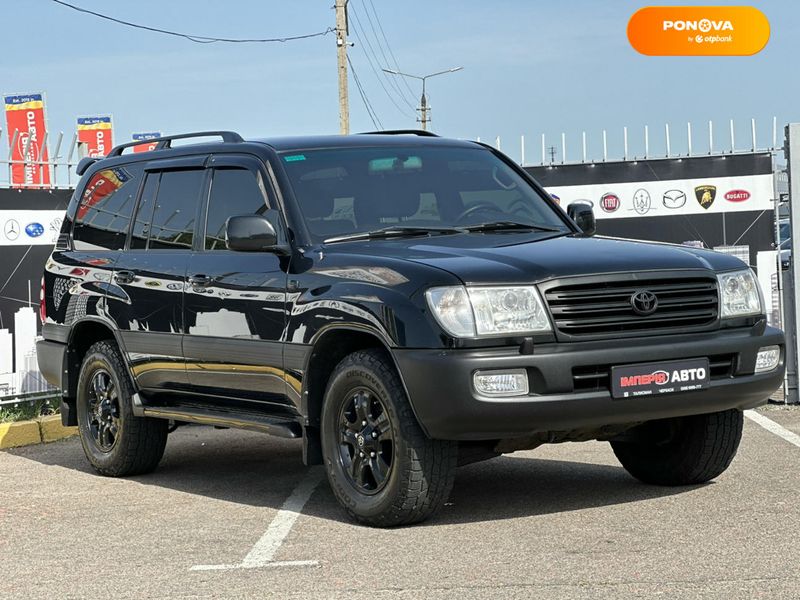 Toyota Land Cruiser, 2004, Газ пропан-бутан / Бензин, 4.7 л., 440 тис. км, Позашляховик / Кросовер, Чорний, Київ 101706 фото