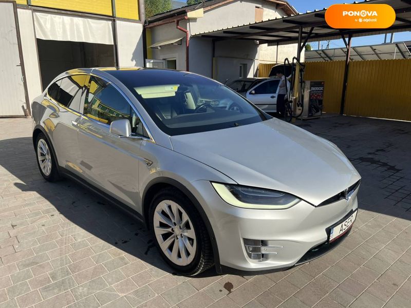 Tesla Model X, 2016, Електро, 93 тис. км, Позашляховик / Кросовер, Сірий, Тернопіль Cars-Pr-61362 фото