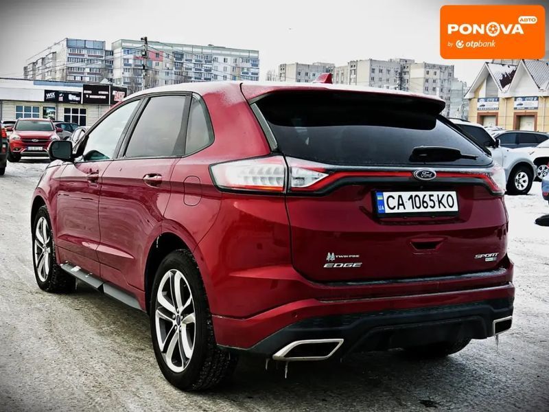 Ford Edge, 2017 р., Бензин, 78 тис. км, Позашляховик / Кросовер, Червоний, Черкаси AT-10411102 фото