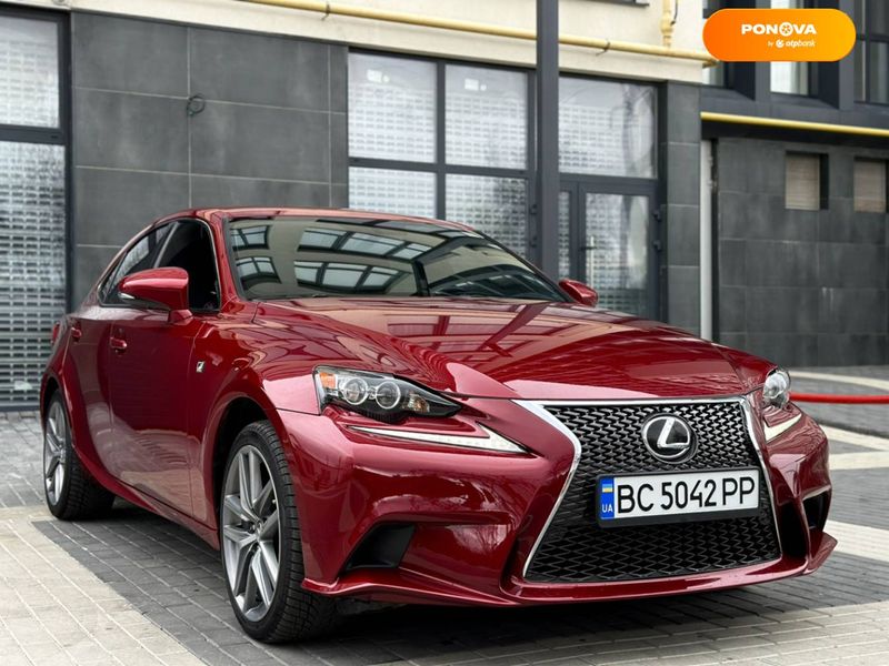 Lexus IS, 2015, Бензин, 2.5 л., 136 тыс. км, Седан, Красный, Львов 22300 фото