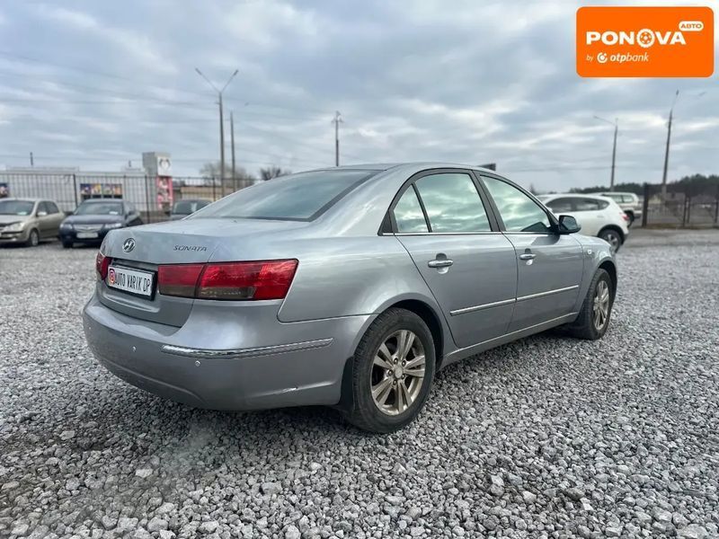 Hyundai Sonata, 2008 р., Газ пропан-бутан / Бензин, 240 тис. км, Седан, Сірий, Кам'янське (Дніпродзержинськ) AT-10406452 фото