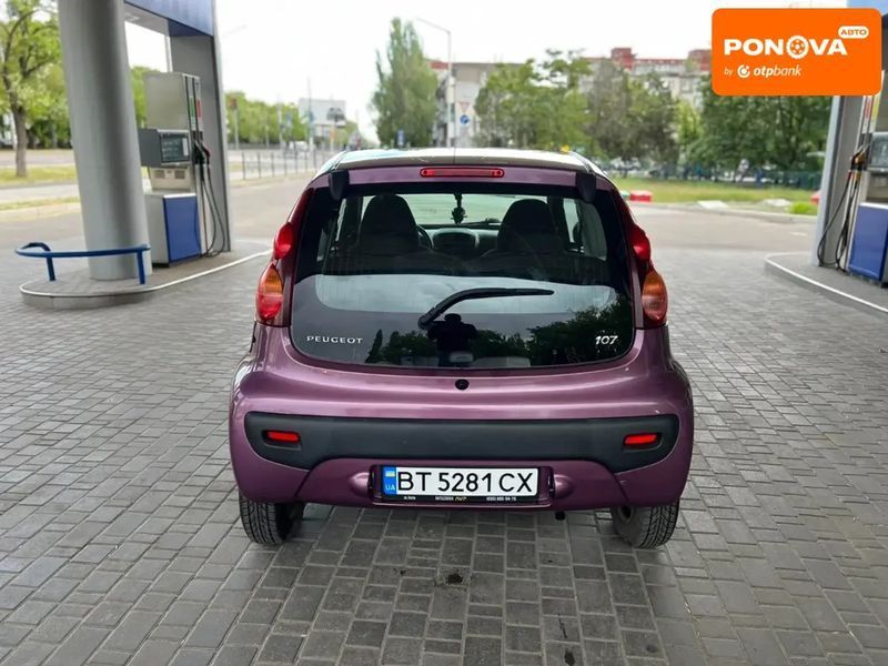 Peugeot 107, 2012 г., Бензин, 159 тыс. км, Хетчбек, Фиолетовый, Николаев AT-10403547 фото