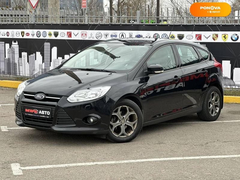 Ford Focus, 2013, Бензин, 1 л., 179 тис. км, Хетчбек, Чорний, Київ 26398 фото