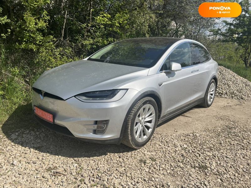 Tesla Model X, 2016, Електро, 93 тыс. км, Внедорожник / Кроссовер, Серый, Тернополь Cars-Pr-61362 фото