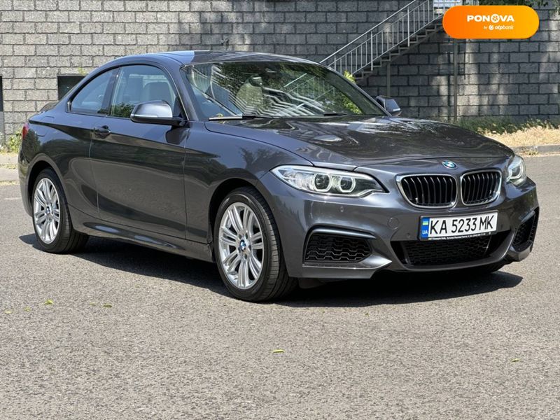 BMW 2 Series, 2015, Бензин, 2 л., 75 тис. км, Купе, Сірий, Київ Cars-Pr-67728 фото