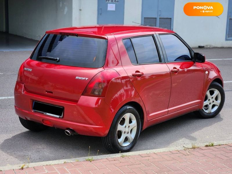 Suzuki Swift, 2005, Бензин, 1.33 л., 175 тис. км, Хетчбек, Червоний, Київ 98382 фото