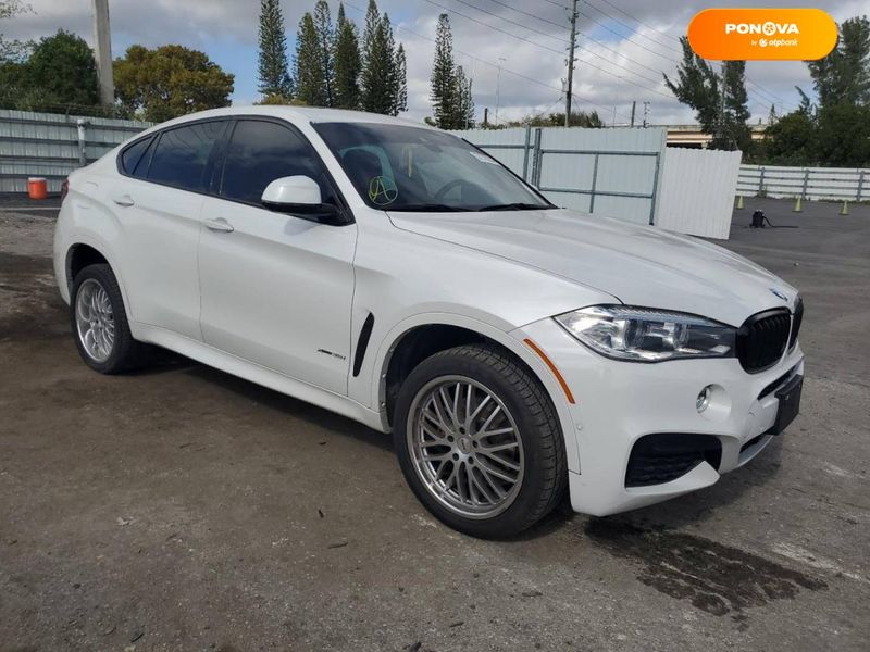 BMW X6, 2018, Бензин, 3 л., 120 тис. км, Позашляховик / Кросовер, Білий, Луцьк Cars-EU-US-KR-24916 фото