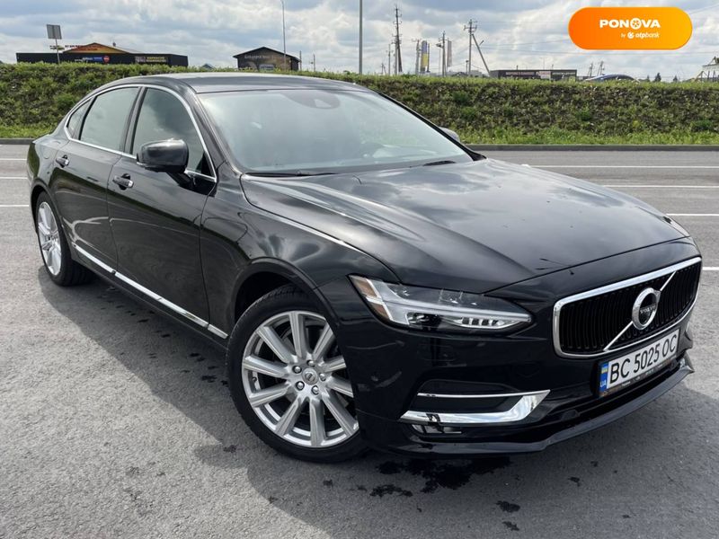 Volvo S90, 2017, Бензин, 1.97 л., 87 тыс. км, Седан, Чорный, Львов Cars-Pr-58273 фото