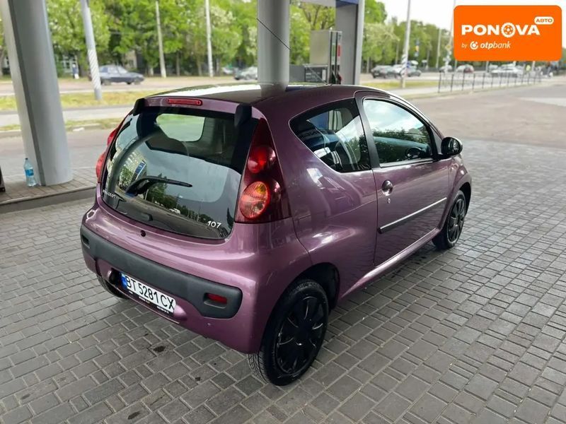 Peugeot 107, 2012 г., Бензин, 159 тыс. км, Хетчбек, Фиолетовый, Николаев AT-10403547 фото