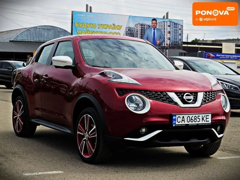 Nissan Juke, 2018 р., Бензин, 115 тис. км, Позашляховик / Кросовер, Червоний, Черкаси AT-10417708 фото