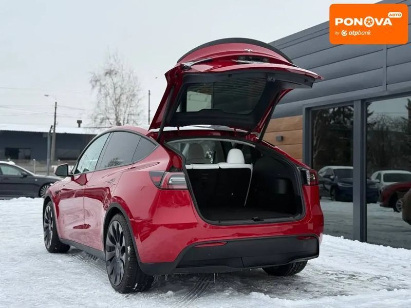 Tesla Model Y, 2022 р., Електро, 129 тис. км, Позашляховик / Кросовер, Червоний, Рівне AT-10409601 фото