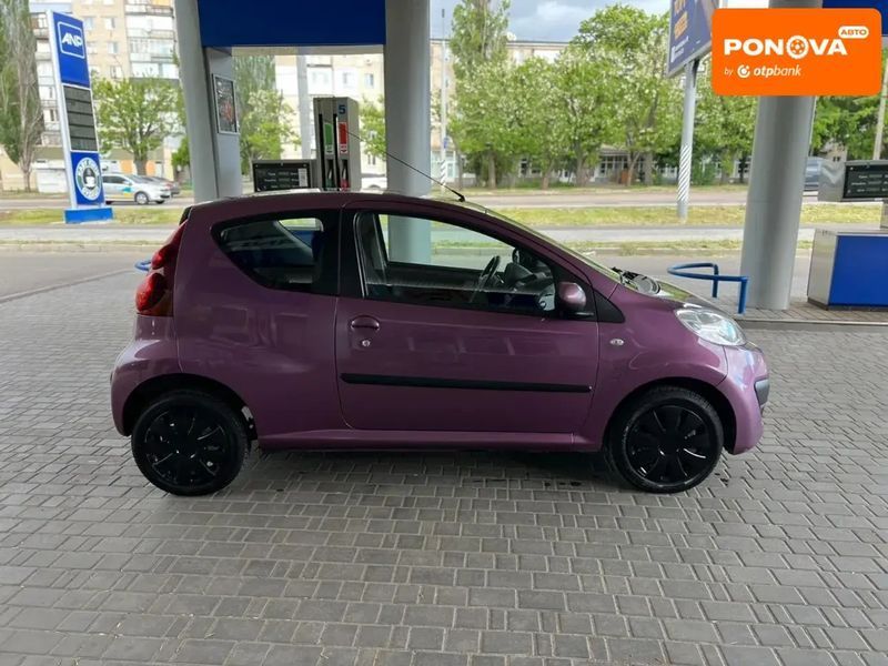 Peugeot 107, 2012 г., Бензин, 159 тыс. км, Хетчбек, Фиолетовый, Николаев AT-10403547 фото
