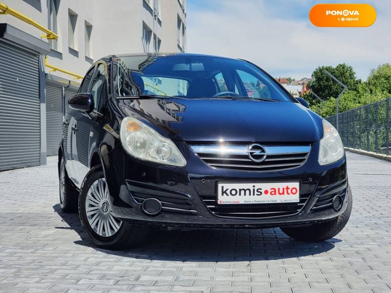 Opel Corsa, 2008, Бензин, 1.2 л., 158 тис. км, Хетчбек, Чорний, Хмельницький 106775 фото