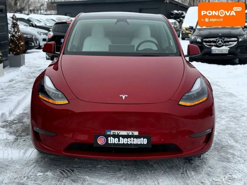 Tesla Model Y, 2022 р., Електро, 129 тис. км, Позашляховик / Кросовер, Червоний, Рівне AT-10409601 фото