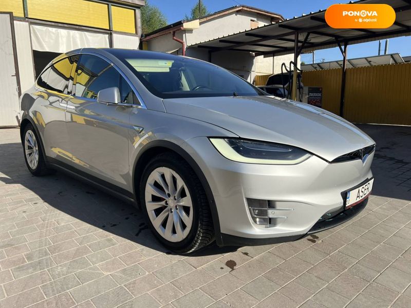 Tesla Model X, 2016, Електро, 93 тыс. км, Внедорожник / Кроссовер, Серый, Тернополь Cars-Pr-61362 фото