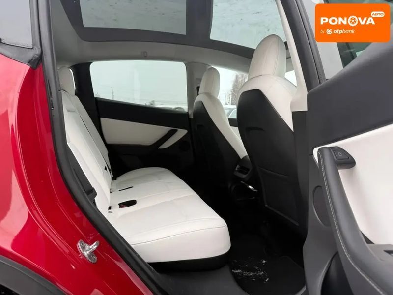 Tesla Model Y, 2022 р., Електро, 129 тис. км, Позашляховик / Кросовер, Червоний, Рівне AT-10409601 фото