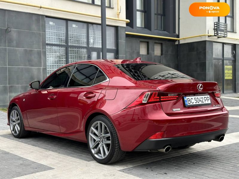 Lexus IS, 2015, Бензин, 2.5 л., 136 тыс. км, Седан, Красный, Львов 22300 фото