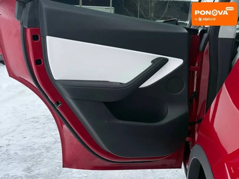 Tesla Model Y, 2022 р., Електро, 129 тис. км, Позашляховик / Кросовер, Червоний, Рівне AT-10409601 фото