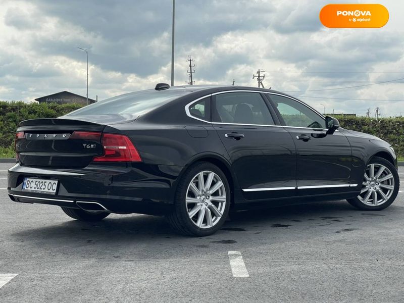 Volvo S90, 2017, Бензин, 1.97 л., 87 тыс. км, Седан, Чорный, Львов Cars-Pr-58273 фото