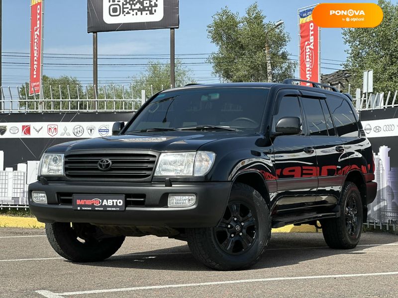 Toyota Land Cruiser, 2004, Газ пропан-бутан / Бензин, 4.7 л., 440 тис. км, Позашляховик / Кросовер, Чорний, Київ 101706 фото