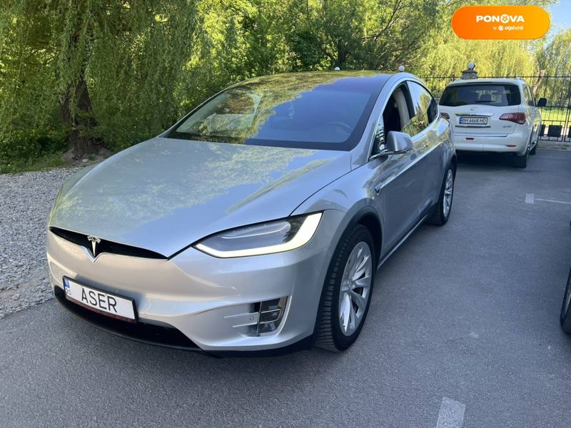 Tesla Model X, 2016, Електро, 93 тыс. км, Внедорожник / Кроссовер, Серый, Тернополь Cars-Pr-61362 фото