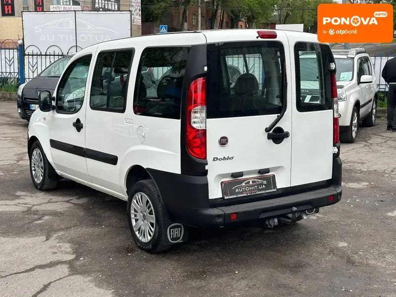 Fiat Doblo, 2013 р., Бензин, 125 тис. км, Універсал, Білий, Кам'янське (Дніпродзержинськ) AT-10417413 фото