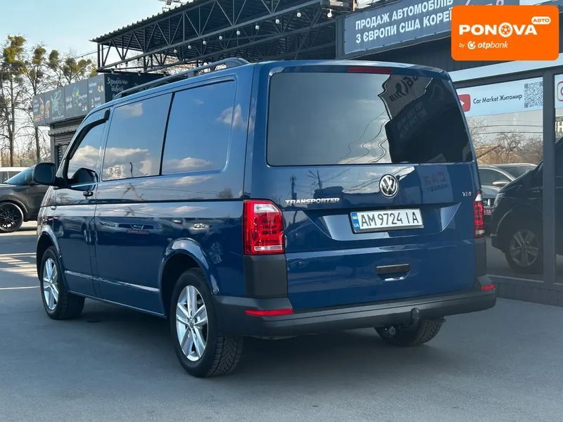 Volkswagen Transporter, 2018 г., Дизель, 233 тыс. км, Минивен, Синий, Житомир AT-10414578 фото
