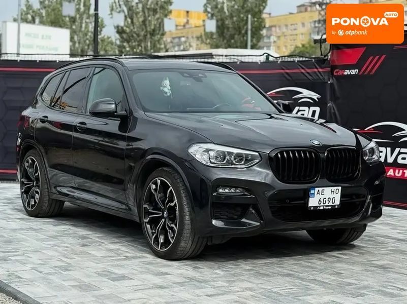 BMW X3, 2021 г., Гібрид (MHEV), 75 тыс. км, Внедорожник / Кроссовер, Чорный, Днепр (Днепропетровск) AT-10418586 фото