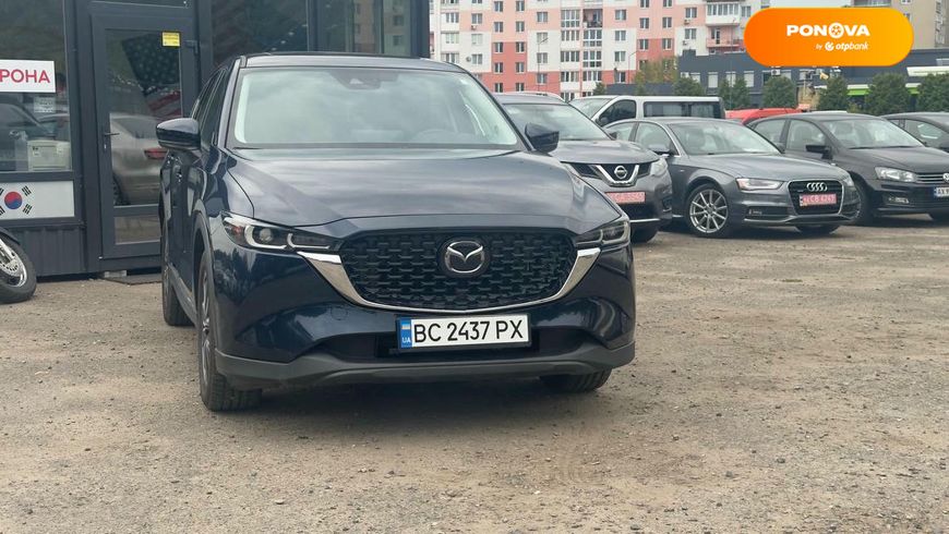 Mazda CX-5, 2022, Бензин, 2.49 л., 31 тыс. км, Внедорожник / Кроссовер, Синий, Львов 111238 фото