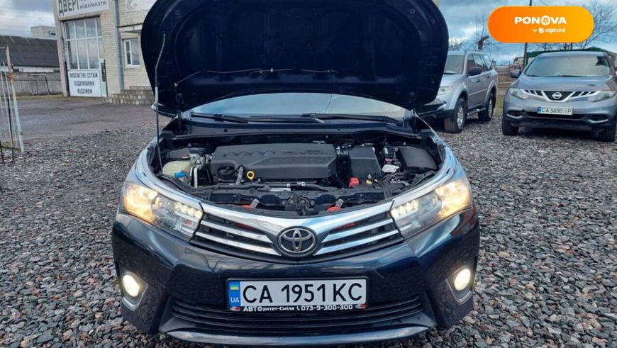 Toyota Corolla, 2015, Газ пропан-бутан / Бензин, 1.33 л., 245 тис. км, Седан, Чорний, Сміла 26122 фото