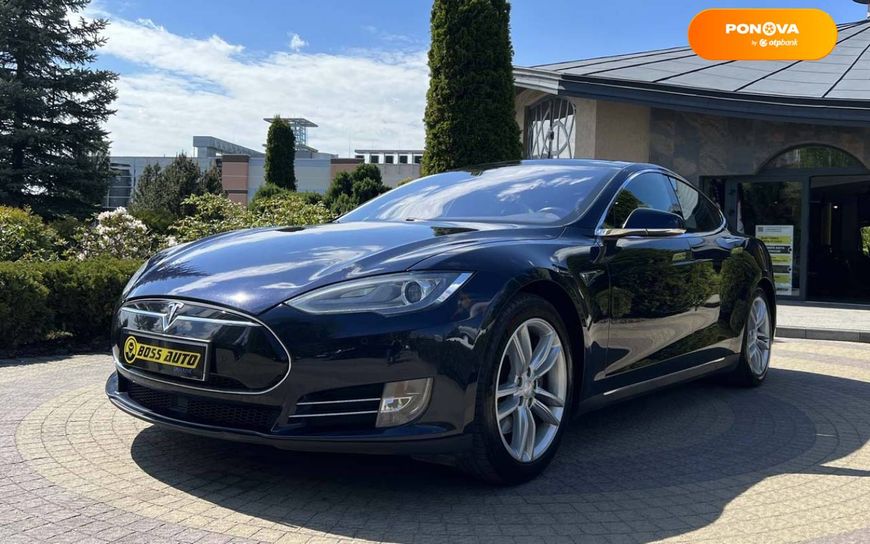 Tesla Model S, 2015, Електро, 127 тис. км, Ліфтбек, Синій, Львів 42082 фото