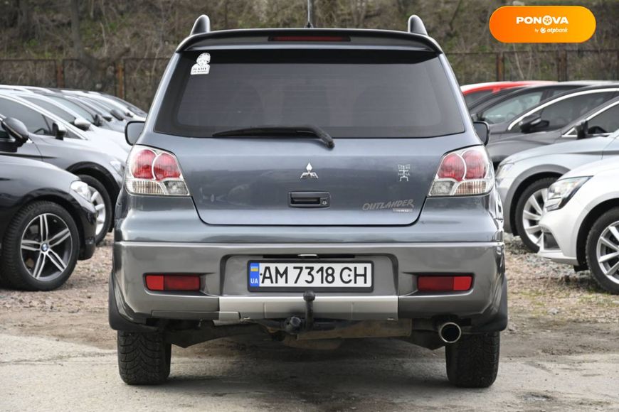 Mitsubishi Outlander, 2004, Газ пропан-бутан / Бензин, 2 л., 311 тис. км, Позашляховик / Кросовер, Сірий, Бердичів 40576 фото