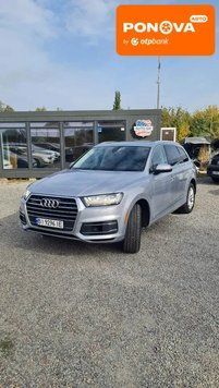 Audi Q7, 2017 р., Бензин, 177 тис. км, Позашляховик / Кросовер, Сірий, Кременчук AT-10403910 фото