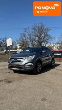 Hyundai Santa FE, 2013 р., Бензин, 219 тис. км, Позашляховик / Кросовер, Сірий, Кропивницький (Кіровоград) AT-10413096 фото