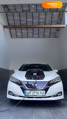 Nissan Leaf, 2021, Електро, 149 тыс. км, Хетчбек, Белый, Калуш 48743 фото