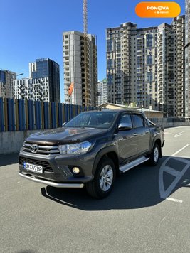 Toyota Hilux, 2017, Дизель, 2.4 л., 112 тис. км, Пікап, Сірий, Київ Cars-Pr-233499 фото