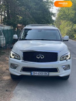 Infiniti QX56, 2011, Бензин, 5.55 л., 67 тис. км, Позашляховик / Кросовер, Білий, Одеса Cars-Pr-211586 фото