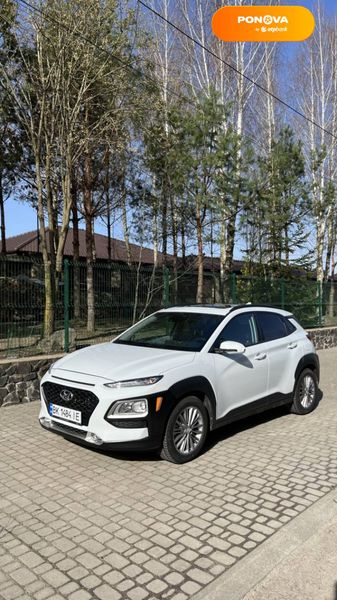 Hyundai Kona, 2019, Бензин, 2 л., 40 тис. км, Позашляховик / Кросовер, Білий, Рівне Cars-Pr-61870 фото