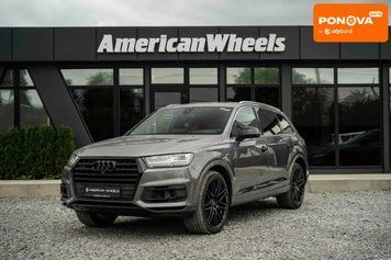 Audi Q7, 2017 р., Бензин, 158 тис. км, Позашляховик / Кросовер, Сірий, Чернівці AT-10418306 фото