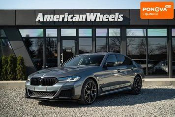 BMW 5 Series, 2018 р., Гібрид (PHEV), 76 тис. км, Седан, Сірий, Чернівці AT-10414427 фото