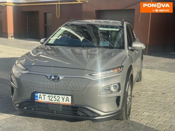 Hyundai Kona, 2018, Електро, 124 тис. км, Позашляховик / Кросовер, Сірий, Івано-Франківськ Cars-Pr-275463 фото