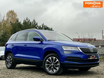 Skoda Karoq, 2021, Дизель, 2 л., 178 тис. км, Позашляховик / Кросовер, Синій, Луцьк 279255 фото