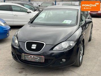SEAT Leon, 2008 р., Бензин, 245 тис. км, Універсал, Чорний, Кам'янське (Дніпродзержинськ) AT-10412877 фото