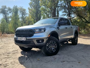 Ford Ranger, 2021, Бензин, 2.26 л., 22 тис. км, Пікап, Сірий, Полтава Cars-Pr-243723 фото