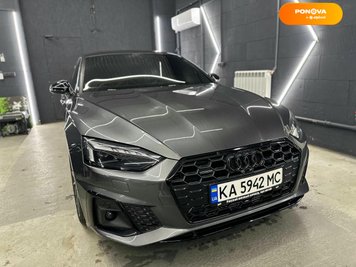 Audi A5 Sportback, 2018, Дизель, 3 л., 171 тис. км, Ліфтбек, Сірий, Київ Cars-Pr-229100 фото