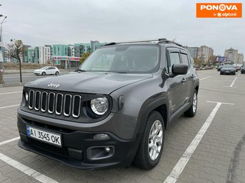 Jeep Renegade, 2016, Газ пропан-бутан / Бензин, 2.36 л., 111 тис. км, Позашляховик / Кросовер, Сірий, Київ Cars-Pr-276988 фото