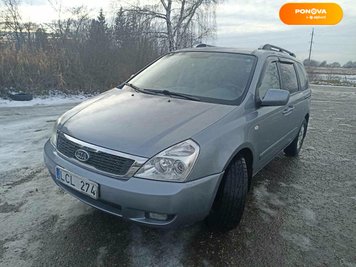 Kia Sedona, 2011, Газ пропан-бутан / Бензин, 3.5 л., 215 тис. км, Мінівен, Сірий, Львів Cars-Pr-210617 фото